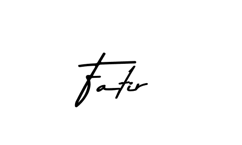 Also we have Fatir name is the best signature style. Create professional handwritten signature collection using Asem Kandis PERSONAL USE autograph style. Fatir signature style 9 images and pictures png