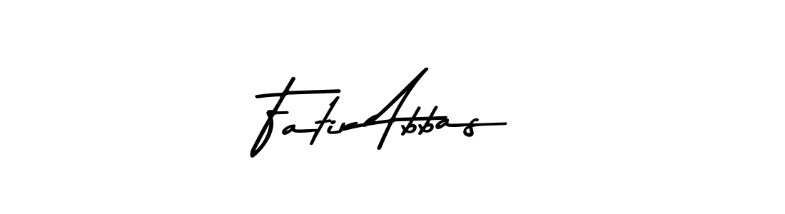 You can use this online signature creator to create a handwritten signature for the name Fatir Abbas. This is the best online autograph maker. Fatir Abbas signature style 9 images and pictures png