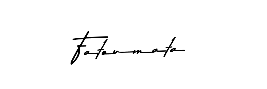 Make a beautiful signature design for name Fatoumata. With this signature (Asem Kandis PERSONAL USE) style, you can create a handwritten signature for free. Fatoumata signature style 9 images and pictures png