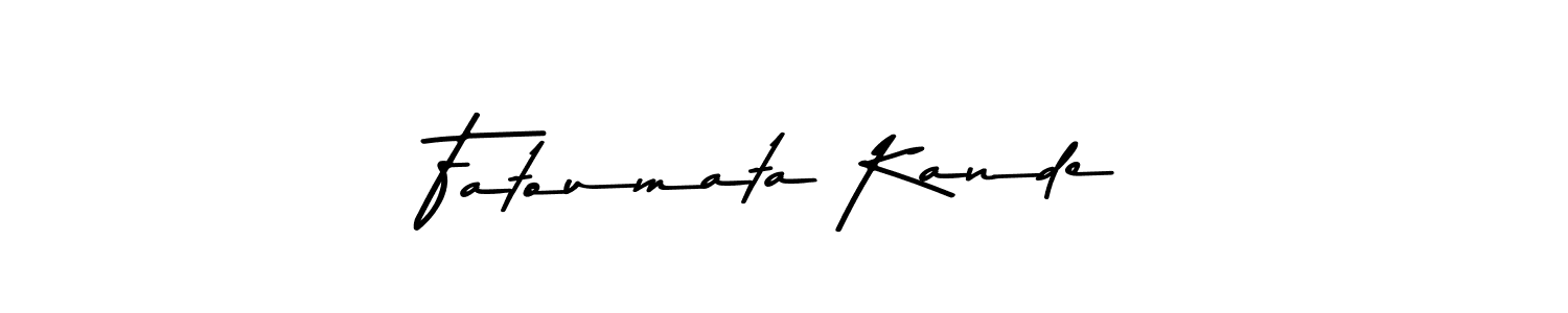 Use a signature maker to create a handwritten signature online. With this signature software, you can design (Asem Kandis PERSONAL USE) your own signature for name Fatoumata Kande. Fatoumata Kande signature style 9 images and pictures png