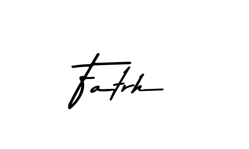 Make a beautiful signature design for name Fatrh. Use this online signature maker to create a handwritten signature for free. Fatrh signature style 9 images and pictures png