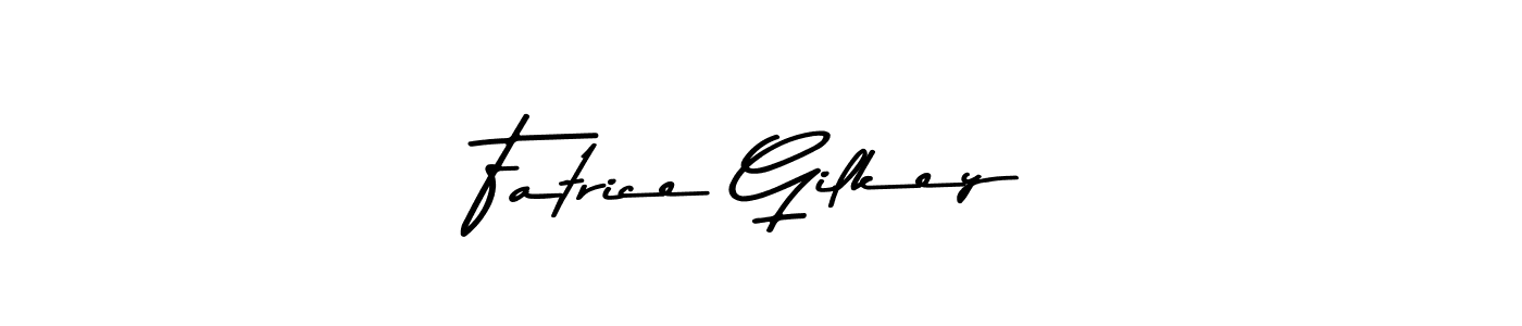 Design your own signature with our free online signature maker. With this signature software, you can create a handwritten (Asem Kandis PERSONAL USE) signature for name Fatrice Gilkey. Fatrice Gilkey signature style 9 images and pictures png