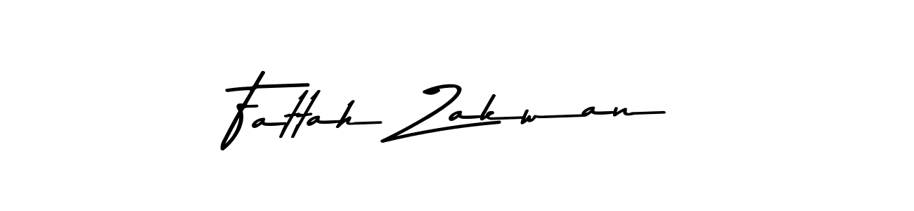 How to make Fattah Zakwan signature? Asem Kandis PERSONAL USE is a professional autograph style. Create handwritten signature for Fattah Zakwan name. Fattah Zakwan signature style 9 images and pictures png