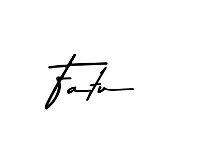 Fatu stylish signature style. Best Handwritten Sign (Asem Kandis PERSONAL USE) for my name. Handwritten Signature Collection Ideas for my name Fatu. Fatu signature style 9 images and pictures png