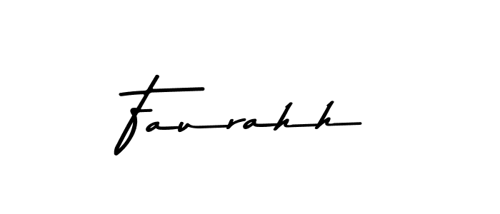 Also we have Faurahh name is the best signature style. Create professional handwritten signature collection using Asem Kandis PERSONAL USE autograph style. Faurahh signature style 9 images and pictures png