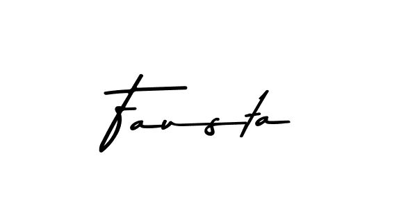 Make a beautiful signature design for name Fausta. With this signature (Asem Kandis PERSONAL USE) style, you can create a handwritten signature for free. Fausta signature style 9 images and pictures png