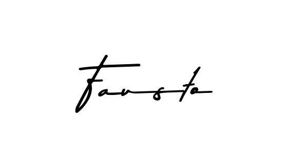 Make a beautiful signature design for name Fausto. With this signature (Asem Kandis PERSONAL USE) style, you can create a handwritten signature for free. Fausto signature style 9 images and pictures png