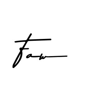 Make a beautiful signature design for name Faw. Use this online signature maker to create a handwritten signature for free. Faw signature style 9 images and pictures png