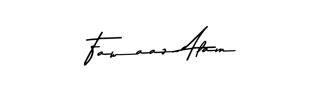 This is the best signature style for the Fawaaz Alam name. Also you like these signature font (Asem Kandis PERSONAL USE). Mix name signature. Fawaaz Alam signature style 9 images and pictures png