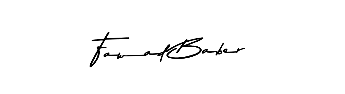 Here are the top 10 professional signature styles for the name Fawad Baber. These are the best autograph styles you can use for your name. Fawad Baber signature style 9 images and pictures png