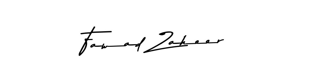 Use a signature maker to create a handwritten signature online. With this signature software, you can design (Asem Kandis PERSONAL USE) your own signature for name Fawad Zaheer. Fawad Zaheer signature style 9 images and pictures png