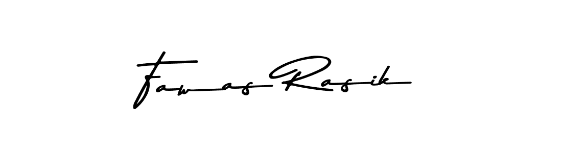 Create a beautiful signature design for name Fawas Rasik. With this signature (Asem Kandis PERSONAL USE) fonts, you can make a handwritten signature for free. Fawas Rasik signature style 9 images and pictures png