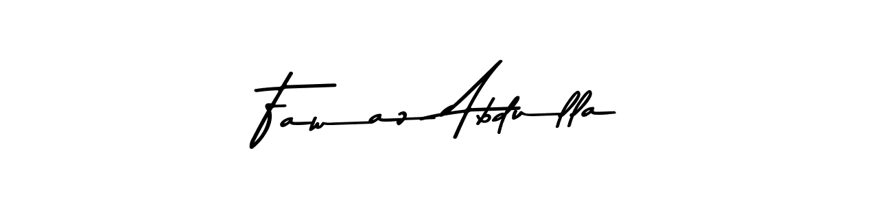 Design your own signature with our free online signature maker. With this signature software, you can create a handwritten (Asem Kandis PERSONAL USE) signature for name Fawaz Abdulla. Fawaz Abdulla signature style 9 images and pictures png