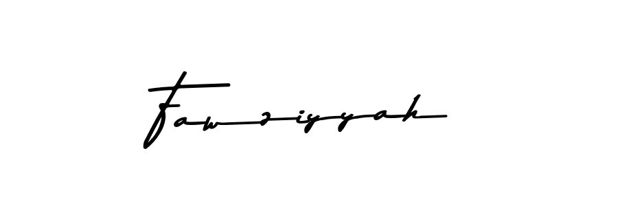 Create a beautiful signature design for name Fawziyyah. With this signature (Asem Kandis PERSONAL USE) fonts, you can make a handwritten signature for free. Fawziyyah signature style 9 images and pictures png