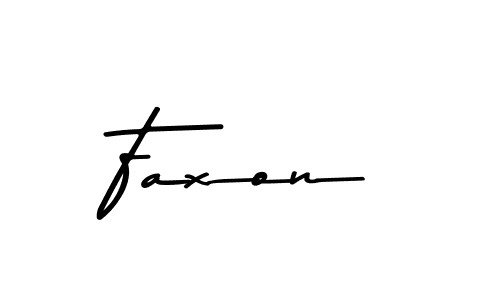 Faxon stylish signature style. Best Handwritten Sign (Asem Kandis PERSONAL USE) for my name. Handwritten Signature Collection Ideas for my name Faxon. Faxon signature style 9 images and pictures png