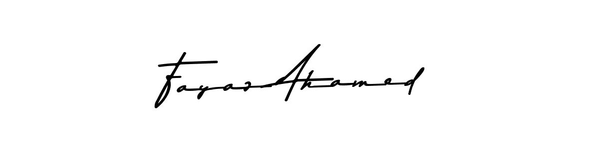 Make a beautiful signature design for name Fayaz Ahamed. With this signature (Asem Kandis PERSONAL USE) style, you can create a handwritten signature for free. Fayaz Ahamed signature style 9 images and pictures png