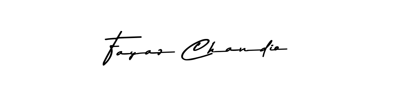 Fayaz Chandio stylish signature style. Best Handwritten Sign (Asem Kandis PERSONAL USE) for my name. Handwritten Signature Collection Ideas for my name Fayaz Chandio. Fayaz Chandio signature style 9 images and pictures png
