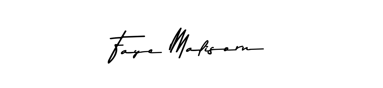 Create a beautiful signature design for name Faye Malisorn. With this signature (Asem Kandis PERSONAL USE) fonts, you can make a handwritten signature for free. Faye Malisorn signature style 9 images and pictures png