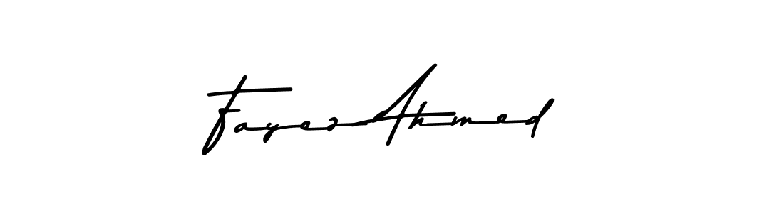 You should practise on your own different ways (Asem Kandis PERSONAL USE) to write your name (Fayez Ahmed) in signature. don't let someone else do it for you. Fayez Ahmed signature style 9 images and pictures png