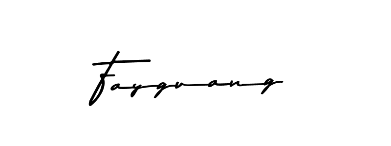 How to make Fayguang signature? Asem Kandis PERSONAL USE is a professional autograph style. Create handwritten signature for Fayguang name. Fayguang signature style 9 images and pictures png