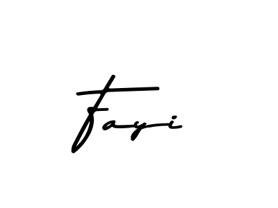 How to make Fayi name signature. Use Asem Kandis PERSONAL USE style for creating short signs online. This is the latest handwritten sign. Fayi signature style 9 images and pictures png