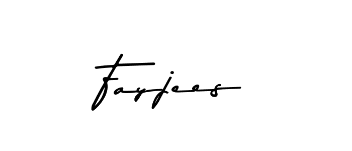 Create a beautiful signature design for name Fayjees. With this signature (Asem Kandis PERSONAL USE) fonts, you can make a handwritten signature for free. Fayjees signature style 9 images and pictures png