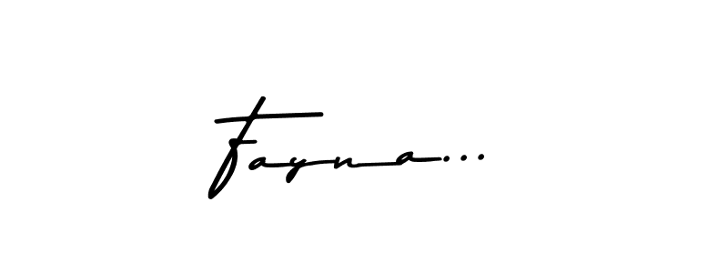 Asem Kandis PERSONAL USE is a professional signature style that is perfect for those who want to add a touch of class to their signature. It is also a great choice for those who want to make their signature more unique. Get Fayna... name to fancy signature for free. Fayna... signature style 9 images and pictures png