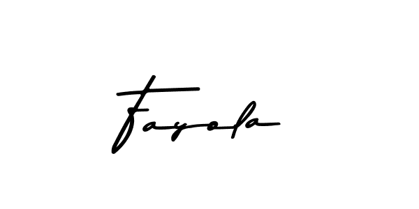 Design your own signature with our free online signature maker. With this signature software, you can create a handwritten (Asem Kandis PERSONAL USE) signature for name Fayola. Fayola signature style 9 images and pictures png