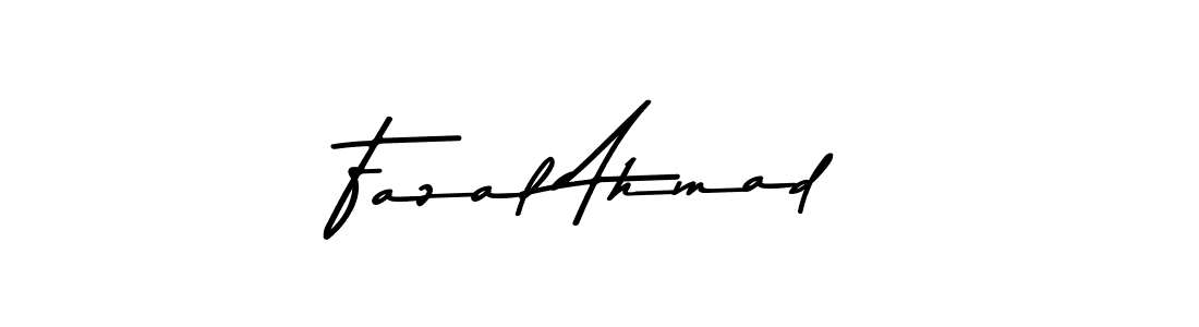 How to make Fazal Ahmad name signature. Use Asem Kandis PERSONAL USE style for creating short signs online. This is the latest handwritten sign. Fazal Ahmad signature style 9 images and pictures png