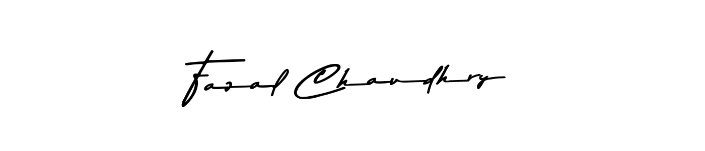 How to make Fazal Chaudhry signature? Asem Kandis PERSONAL USE is a professional autograph style. Create handwritten signature for Fazal Chaudhry name. Fazal Chaudhry signature style 9 images and pictures png
