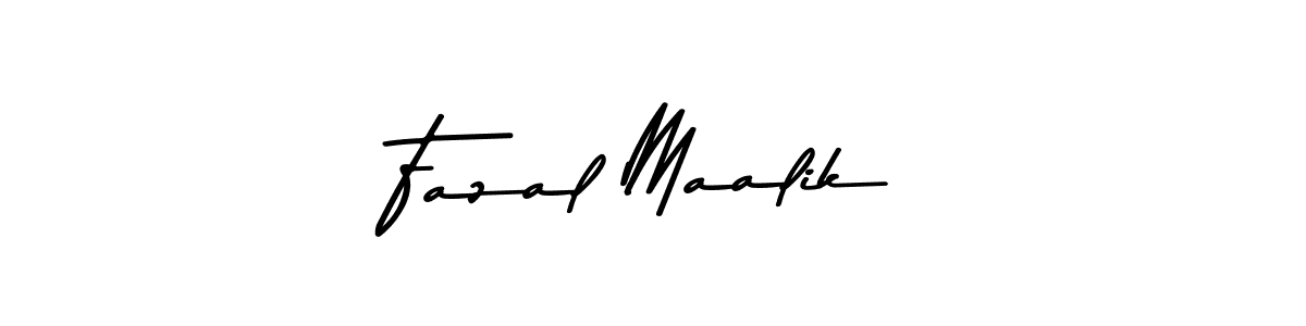 Design your own signature with our free online signature maker. With this signature software, you can create a handwritten (Asem Kandis PERSONAL USE) signature for name Fazal Maalik. Fazal Maalik signature style 9 images and pictures png