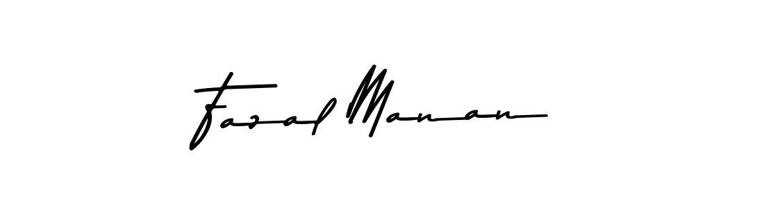 Design your own signature with our free online signature maker. With this signature software, you can create a handwritten (Asem Kandis PERSONAL USE) signature for name Fazal Manan. Fazal Manan signature style 9 images and pictures png