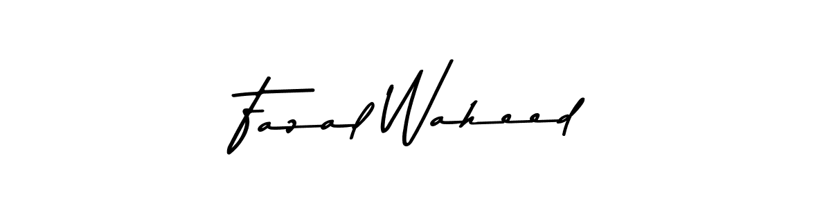 Make a short Fazal Waheed signature style. Manage your documents anywhere anytime using Asem Kandis PERSONAL USE. Create and add eSignatures, submit forms, share and send files easily. Fazal Waheed signature style 9 images and pictures png
