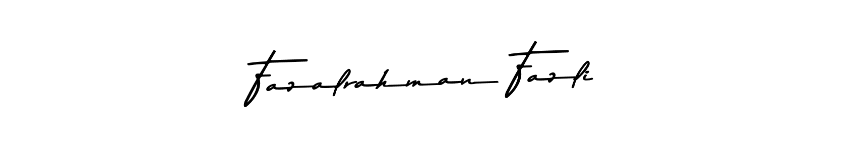 How to make Fazalrahman Fazli signature? Asem Kandis PERSONAL USE is a professional autograph style. Create handwritten signature for Fazalrahman Fazli name. Fazalrahman Fazli signature style 9 images and pictures png