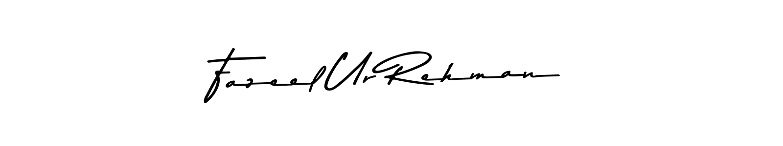 The best way (Asem Kandis PERSONAL USE) to make a short signature is to pick only two or three words in your name. The name Fazeel Ur Rehman include a total of six letters. For converting this name. Fazeel Ur Rehman signature style 9 images and pictures png