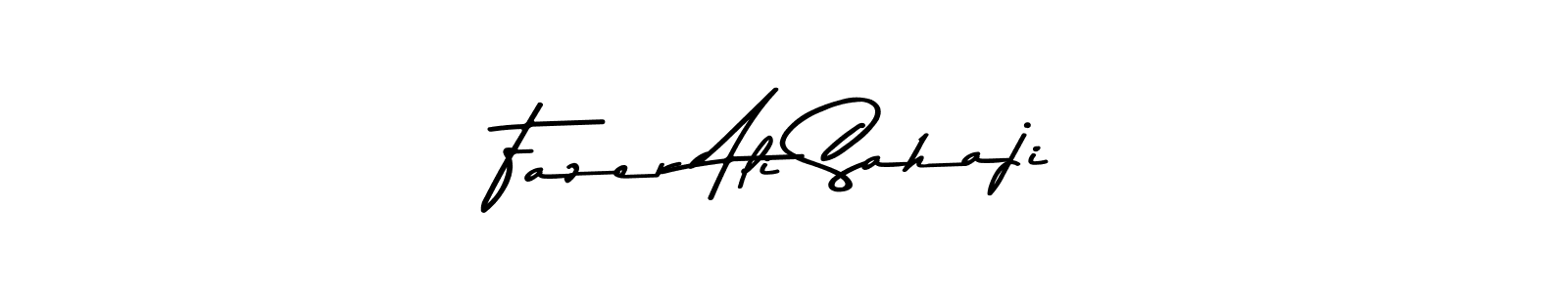 Design your own signature with our free online signature maker. With this signature software, you can create a handwritten (Asem Kandis PERSONAL USE) signature for name Fazer Ali Sahaji. Fazer Ali Sahaji signature style 9 images and pictures png