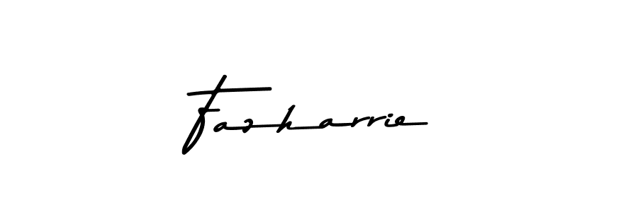 Design your own signature with our free online signature maker. With this signature software, you can create a handwritten (Asem Kandis PERSONAL USE) signature for name Fazharrie. Fazharrie signature style 9 images and pictures png