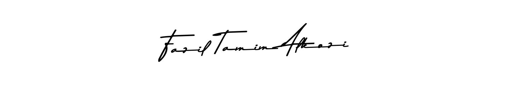 Also we have Fazil Tamim Alkozi name is the best signature style. Create professional handwritten signature collection using Asem Kandis PERSONAL USE autograph style. Fazil Tamim Alkozi signature style 9 images and pictures png