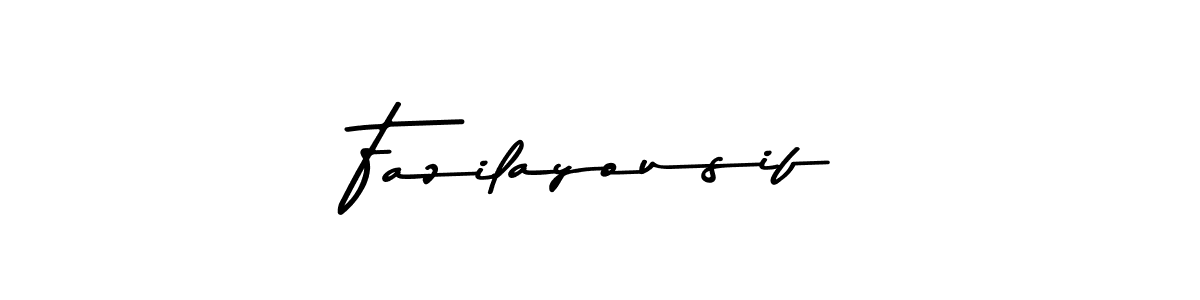 Also You can easily find your signature by using the search form. We will create Fazilayousif name handwritten signature images for you free of cost using Asem Kandis PERSONAL USE sign style. Fazilayousif signature style 9 images and pictures png