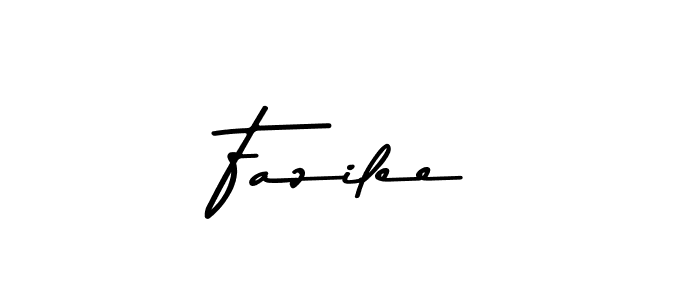 Fazilee stylish signature style. Best Handwritten Sign (Asem Kandis PERSONAL USE) for my name. Handwritten Signature Collection Ideas for my name Fazilee. Fazilee signature style 9 images and pictures png