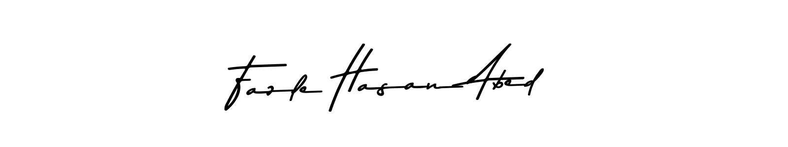 Use a signature maker to create a handwritten signature online. With this signature software, you can design (Asem Kandis PERSONAL USE) your own signature for name Fazle Hasan Abed. Fazle Hasan Abed signature style 9 images and pictures png
