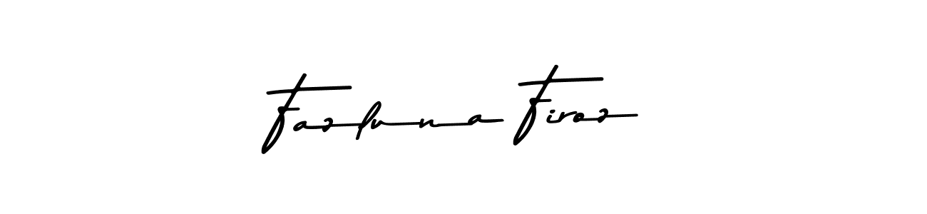 The best way (Asem Kandis PERSONAL USE) to make a short signature is to pick only two or three words in your name. The name Fazluna Firoz include a total of six letters. For converting this name. Fazluna Firoz signature style 9 images and pictures png