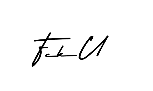 How to Draw Fck U signature style? Asem Kandis PERSONAL USE is a latest design signature styles for name Fck U. Fck U signature style 9 images and pictures png