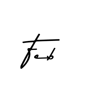 How to make Feb name signature. Use Asem Kandis PERSONAL USE style for creating short signs online. This is the latest handwritten sign. Feb signature style 9 images and pictures png