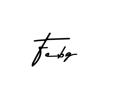 Create a beautiful signature design for name Febg. With this signature (Asem Kandis PERSONAL USE) fonts, you can make a handwritten signature for free. Febg signature style 9 images and pictures png