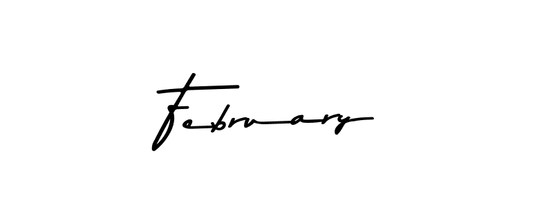 Design your own signature with our free online signature maker. With this signature software, you can create a handwritten (Asem Kandis PERSONAL USE) signature for name February. February signature style 9 images and pictures png