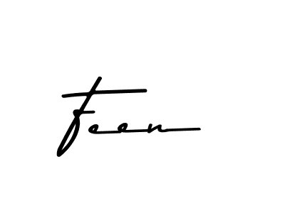 Use a signature maker to create a handwritten signature online. With this signature software, you can design (Asem Kandis PERSONAL USE) your own signature for name Feen. Feen signature style 9 images and pictures png