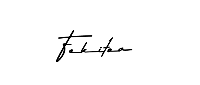 Also You can easily find your signature by using the search form. We will create Fekitoa name handwritten signature images for you free of cost using Asem Kandis PERSONAL USE sign style. Fekitoa signature style 9 images and pictures png