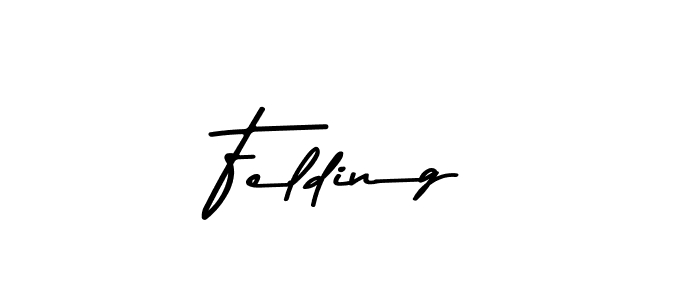 How to make Felding signature? Asem Kandis PERSONAL USE is a professional autograph style. Create handwritten signature for Felding name. Felding signature style 9 images and pictures png
