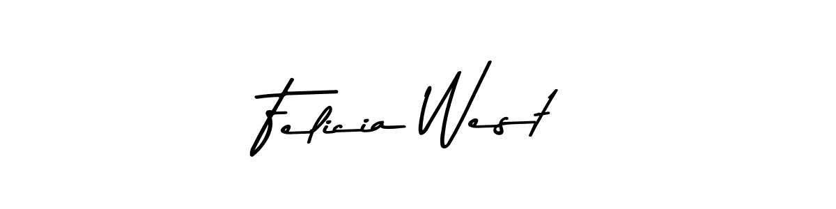 How to make Felicia West signature? Asem Kandis PERSONAL USE is a professional autograph style. Create handwritten signature for Felicia West name. Felicia West signature style 9 images and pictures png